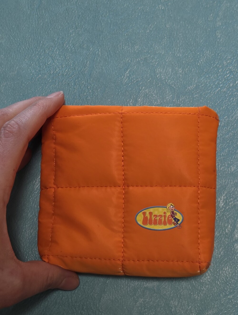 Y2k Lizzie Mcguire Profusion Mini Orange Puffer Pouch - Picture 2 of 8